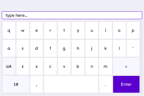 Default Keyboard